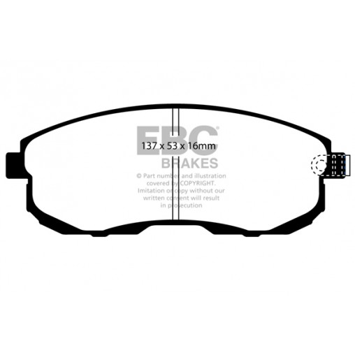 Plaquettes de frein Ultimax DP1636 EBC