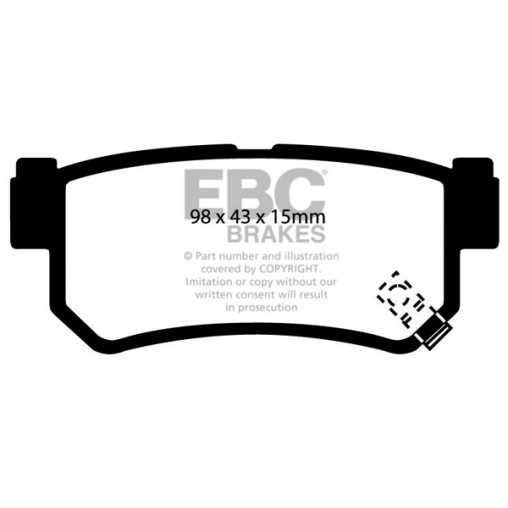 Plaquettes de frein Ultimax DP1477 EBC