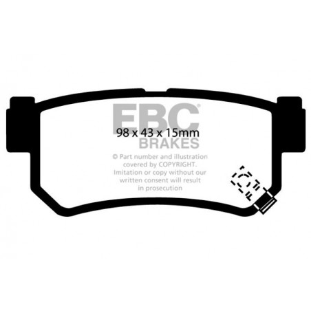 Plaquettes de frein Ultimax DP1477 EBC