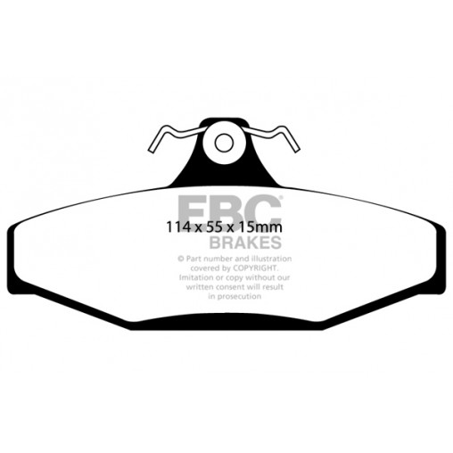 Plaquettes de frein Ultimax DP1132 EBC