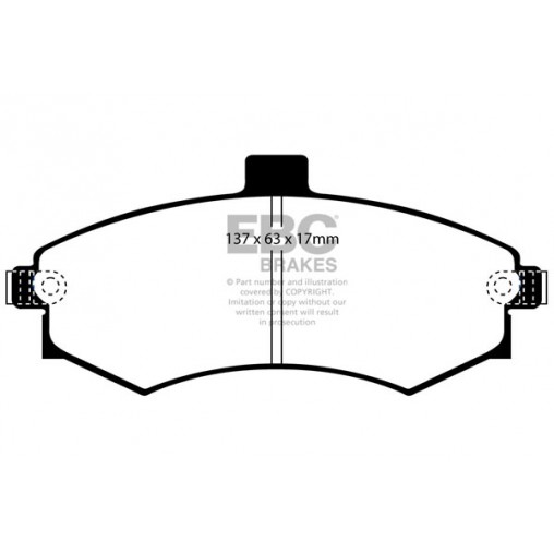 Plaquettes de frein Ultimax DP1670 EBC