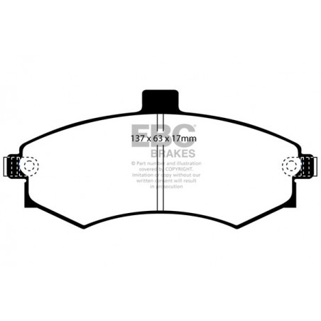 Plaquettes de frein Ultimax DP1670 EBC