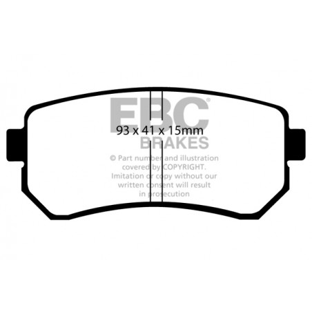 Plaquettes de frein Ultimax DP1769 EBC