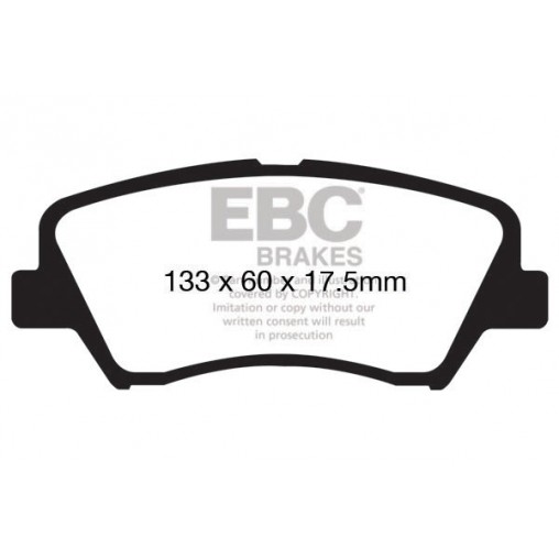 Plaquettes de frein Ultimax DP1874 EBC