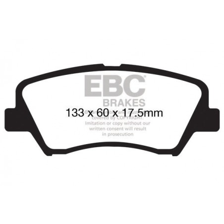 Plaquettes de frein Ultimax DP1874 EBC