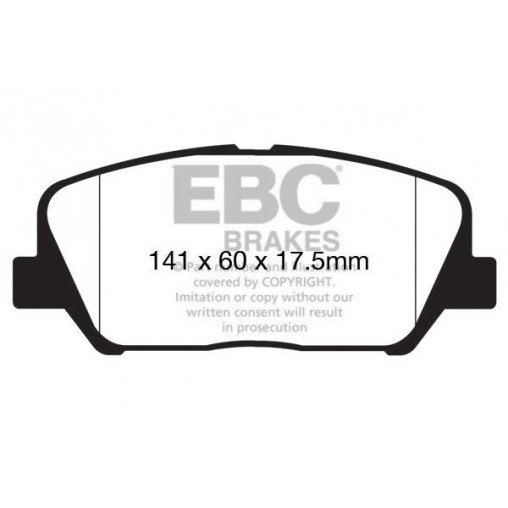 Plaquettes de frein Ultimax DPX2172 EBC