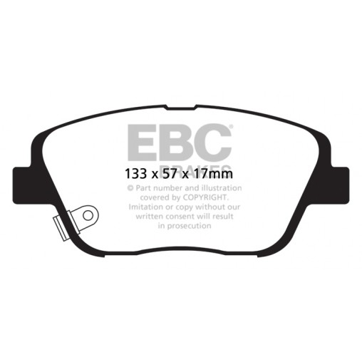 Plaquettes de frein Ultimax DP1864 EBC