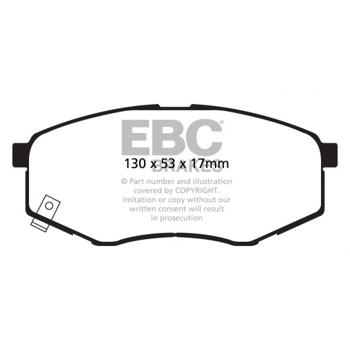 Plaquettes de frein Ultimax DP1866 EBC
