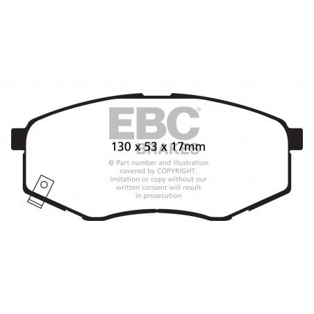 Plaquettes de frein Ultimax DP1866 EBC