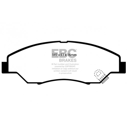Plaquettes de frein Ultimax DP1404 EBC