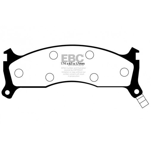 Plaquettes de frein Ultimax DP1073 EBC