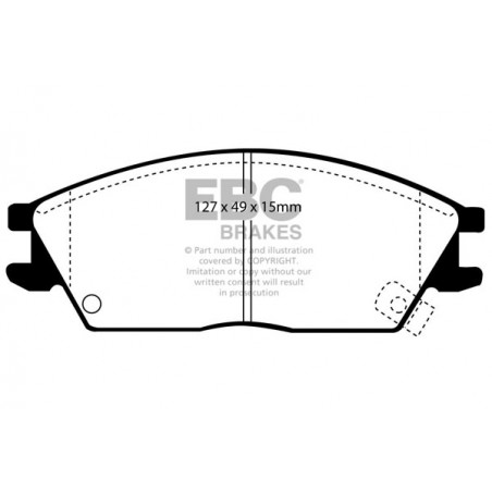 Plaquettes de frein Ultimax DP803 EBC