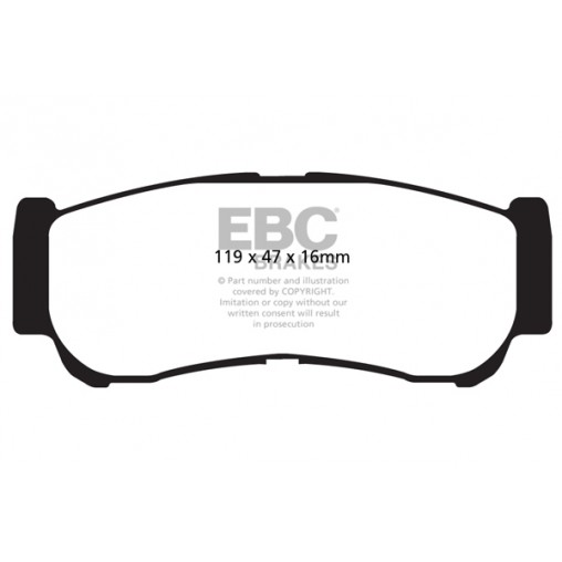 Plaquettes de frein Ultimax DP1982 EBC
