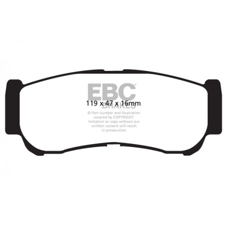 Plaquettes de frein Ultimax DP1982 EBC