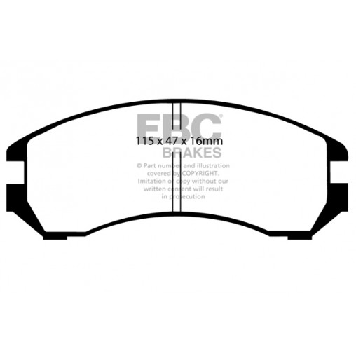 Plaquettes de frein Ultimax DP665 EBC