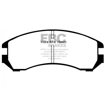 Plaquettes de frein Ultimax DP665 EBC