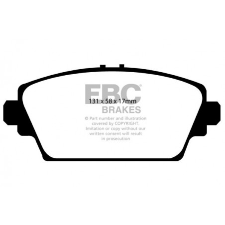 Plaquettes de frein Yellowstuff DP41339R EBC