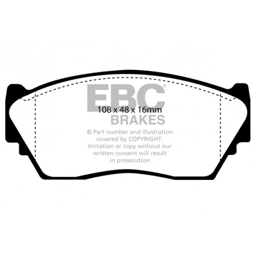 Plaquettes de frein Ultimax DP892 EBC