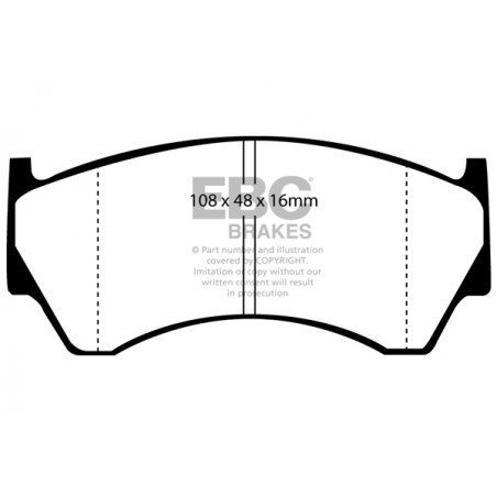 Plaquettes de frein Ultimax DP1044 EBC