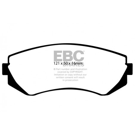 Plaquettes de frein Ultimax DP1360 EBC