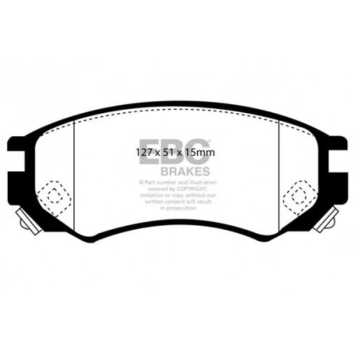 Plaquettes de frein Ultimax DP1101 EBC