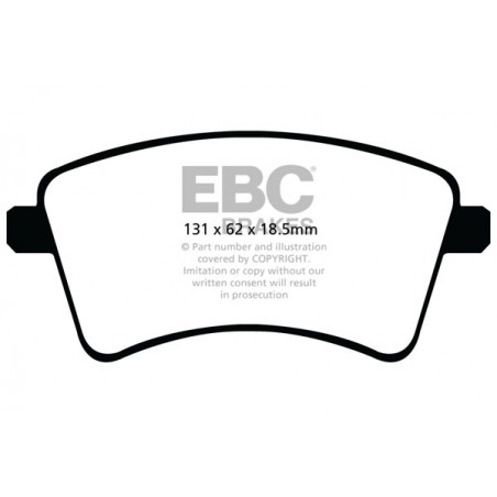 Plaquettes de frein Ultimax DPX2033 EBC