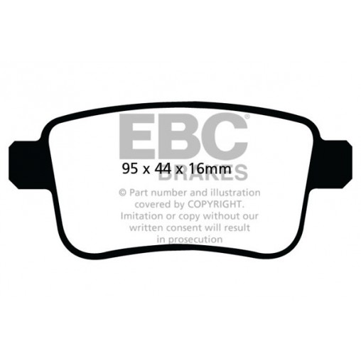 Plaquettes de frein Ultimax DPX2034 EBC