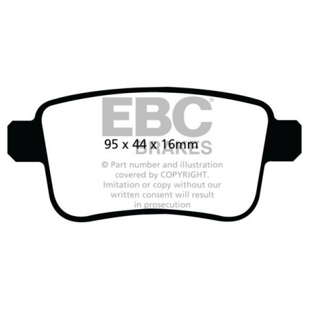 Plaquettes de frein Ultimax DPX2034 EBC