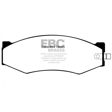 Plaquettes de frein Ultimax DP527 EBC
