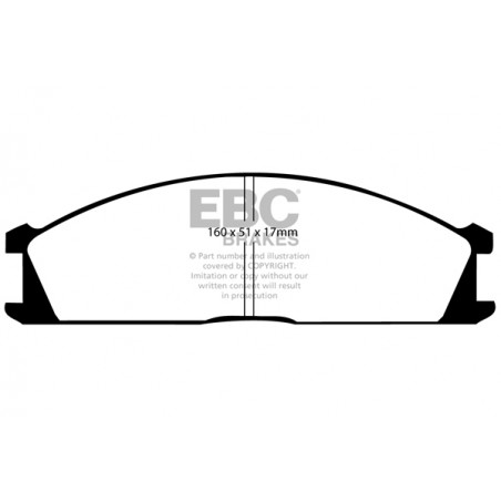 Plaquettes de frein Ultimax DP691 EBC