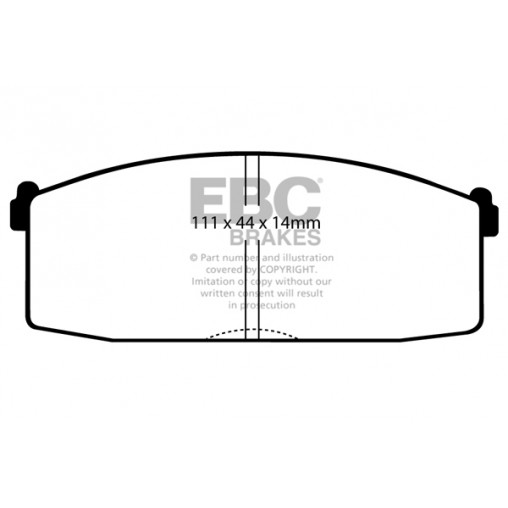 Plaquettes de frein Ultimax DP365 EBC