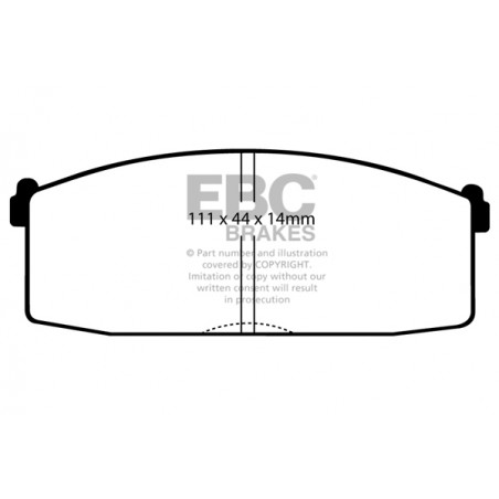 Plaquettes de frein Ultimax DP365 EBC