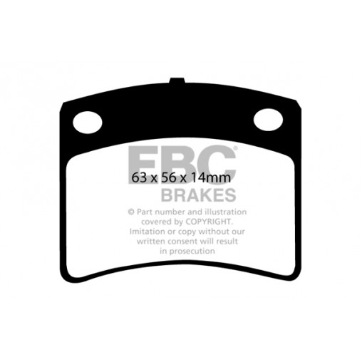 Plaquettes de frein Ultimax DP367 EBC