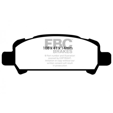 Plaquettes de frein Redstuff DP31293C EBC