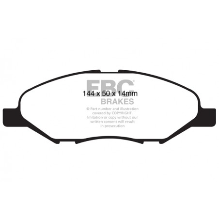 Plaquettes de frein Ultimax DP1832 EBC