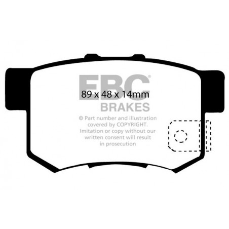 Plaquettes de frein Ultimax DP1193 EBC