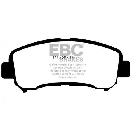 Plaquettes de frein Ultimax DP1954 EBC