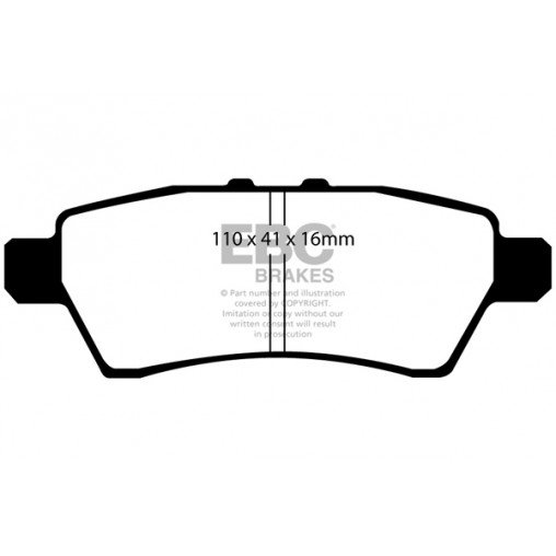Plaquettes de frein Ultimax DP1748 EBC