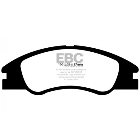 Plaquettes de frein Ultimax DP1568 EBC
