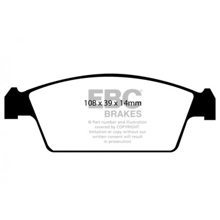 Plaquettes de frein Ultimax DP1301 EBC