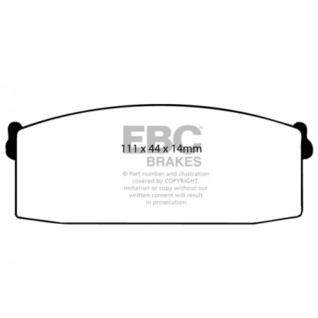 Plaquettes de frein Ultimax DP418 EBC