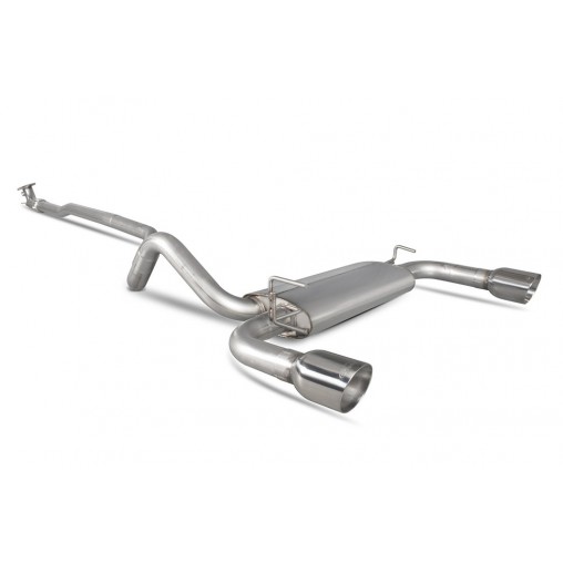 Cat Back Exhaust System for Fiat 500 Turbo
