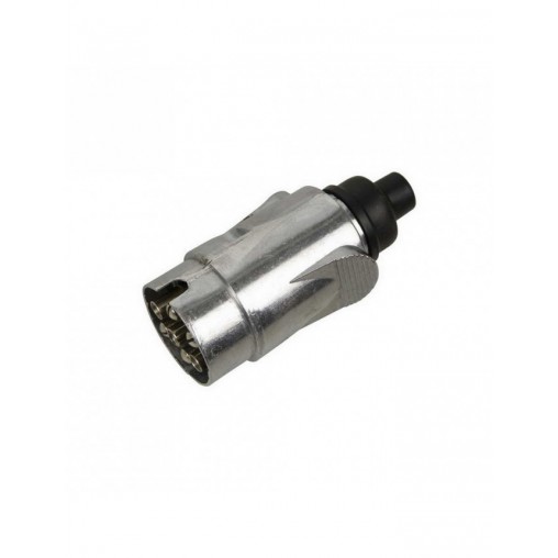 Fiche remorque 7 pôles 12V métal