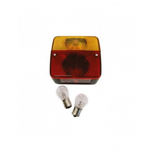 Feu arrière 4 fonctions 12V + ampoules