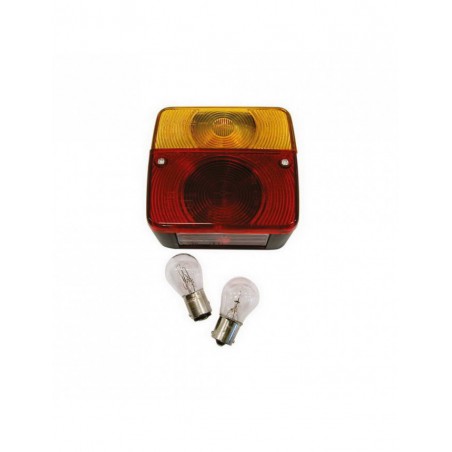 Feu arrière 4 fonctions 12V + ampoules