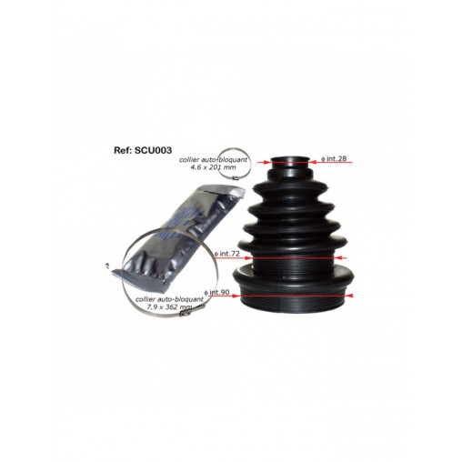 Kit soufflet de cardan universel pour utilitaire/4X4