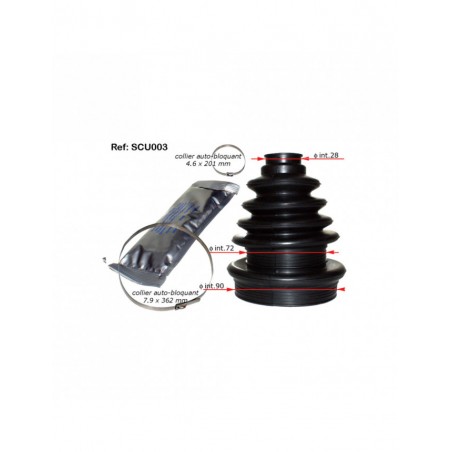 Kit soufflet de cardan universel pour utilitaire/4X4