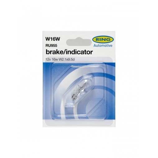 1 ampoule W16W 12V (blister) RING