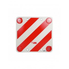 Plaque surcharge plastique catadioptre 50X50cm