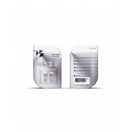 2 ampoules LED T10 W5W 1LED HP 12V blanc 1,1W